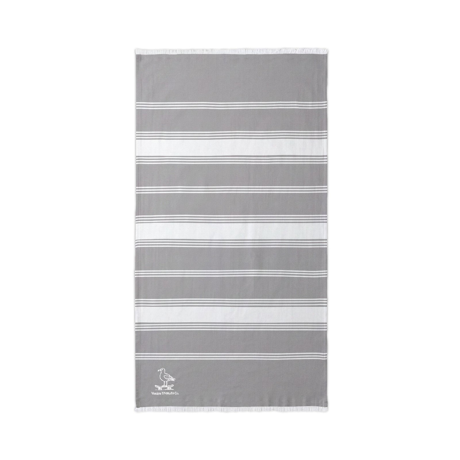 Striped Seagull Coastal Throw