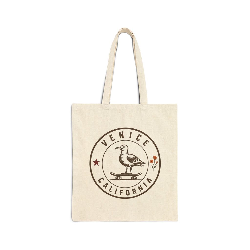 Seagull Skateboard Canvas Tote
